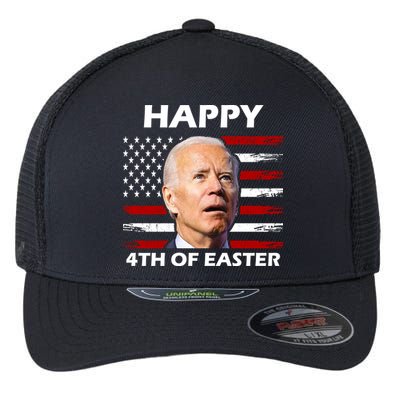 Happy 4th Of Easter Joe Biden Funny Flexfit Unipanel Trucker Cap