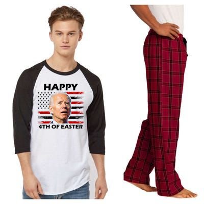 Happy 4th Of Easter Joe Biden Funny Raglan Sleeve Pajama Set