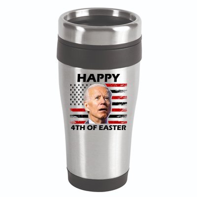 Happy 4th Of Easter Joe Biden Funny 16oz Travel Tumbler