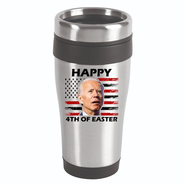 Happy 4th Of Easter Joe Biden Funny 16oz Travel Tumbler