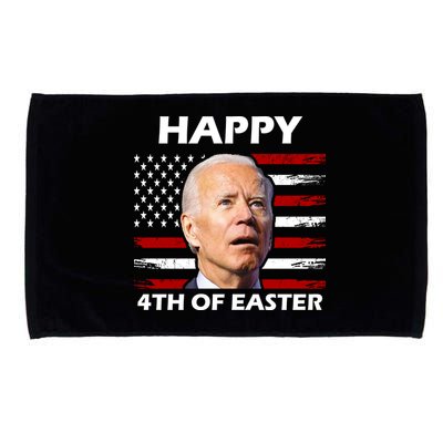 Happy 4th Of Easter Joe Biden Funny Microfiber Hand Towel