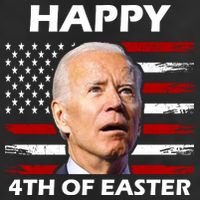 Happy 4th Of Easter Joe Biden Funny Microfiber Hand Towel