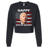 Happy 4th Of Easter Joe Biden Funny Cropped Pullover Crew