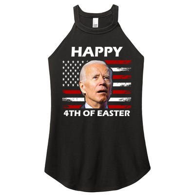 Happy 4th Of Easter Joe Biden Funny Women's Perfect Tri Rocker Tank