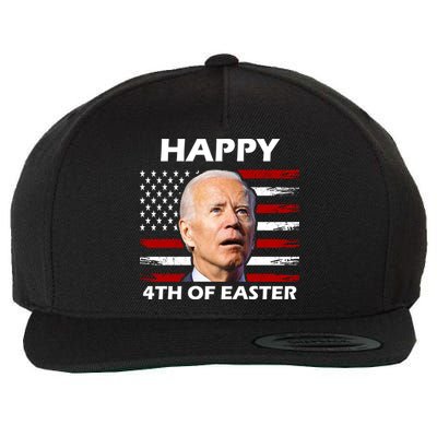 Happy 4th Of Easter Joe Biden Funny Wool Snapback Cap