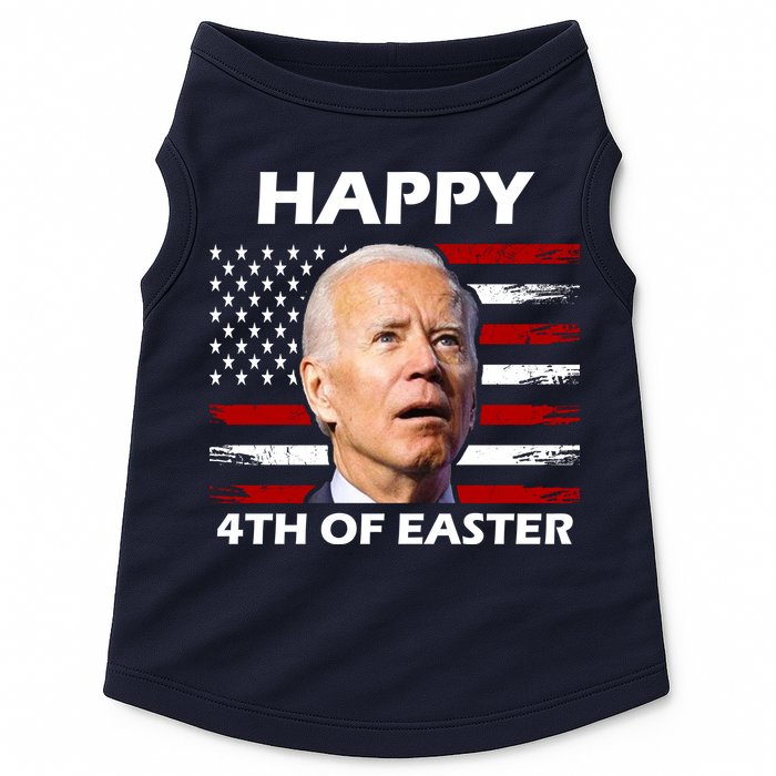 Happy 4th Of Easter Joe Biden Funny Doggie Tank