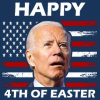Happy 4th Of Easter Joe Biden Funny Drawstring Bag