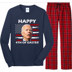 Happy 4th Of Easter Joe Biden Funny Long Sleeve Pajama Set