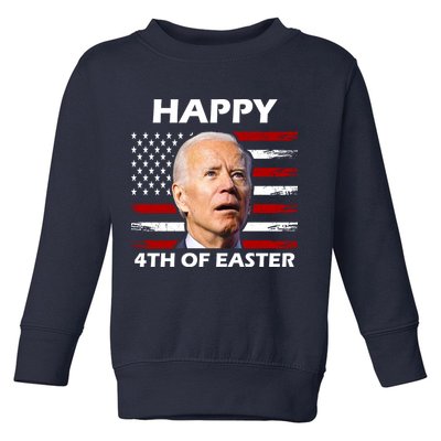 Happy 4th Of Easter Joe Biden Funny Toddler Sweatshirt
