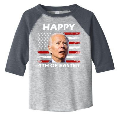 Happy 4th Of Easter Joe Biden Funny Toddler Fine Jersey T-Shirt