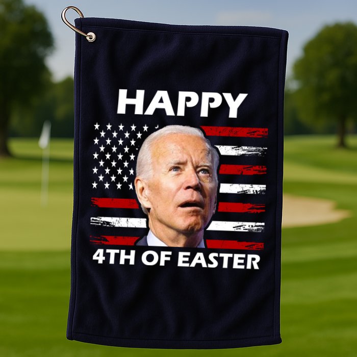 Happy 4th Of Easter Joe Biden Funny Golf Towel