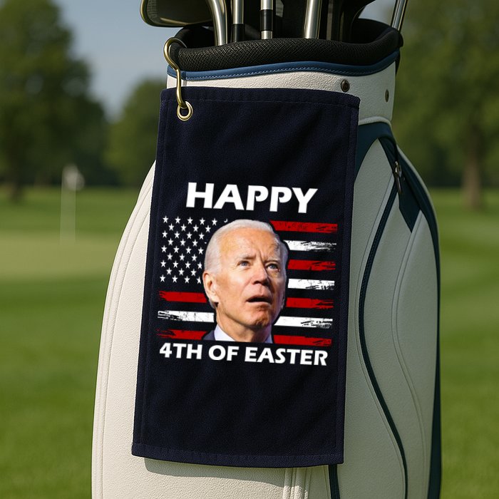 Happy 4th Of Easter Joe Biden Funny Golf Towel