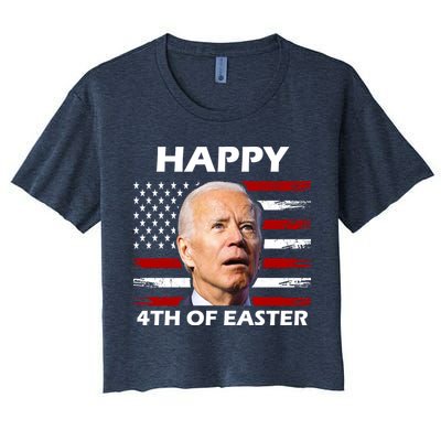 Happy 4th Of Easter Joe Biden Funny Crop Top
