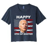 Happy 4th Of Easter Joe Biden Funny Crop Top