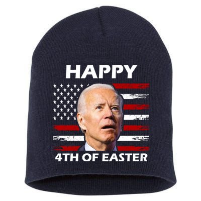 Happy 4th Of Easter Joe Biden Funny Short Acrylic Beanie