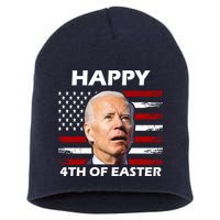 Happy 4th Of Easter Joe Biden Funny Short Acrylic Beanie