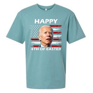 Happy 4th Of Easter Joe Biden Funny Sueded Cloud Jersey T-Shirt