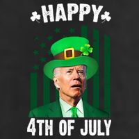 Happy 4th Of July Funny Biden St Patrick's Day Holiday 7 Panel Mesh Trucker Snapback Hat