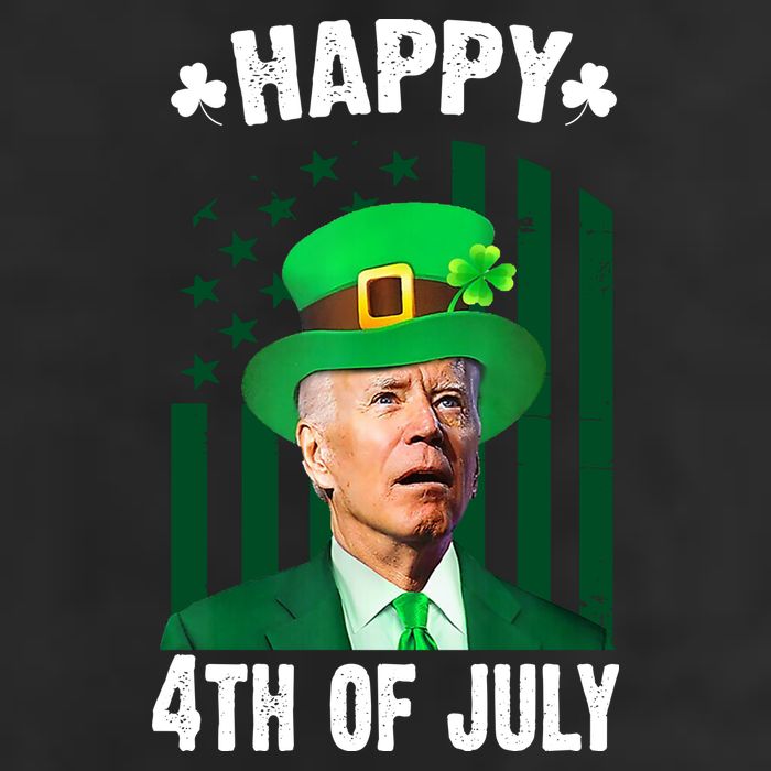 Happy 4th Of July Funny Biden St Patrick's Day Holiday 7 Panel Mesh Trucker Snapback Hat