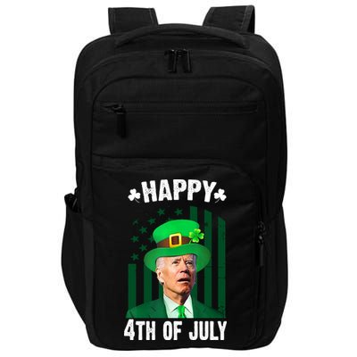 Happy 4th Of July Funny Biden St Patrick's Day Holiday Impact Tech Backpack