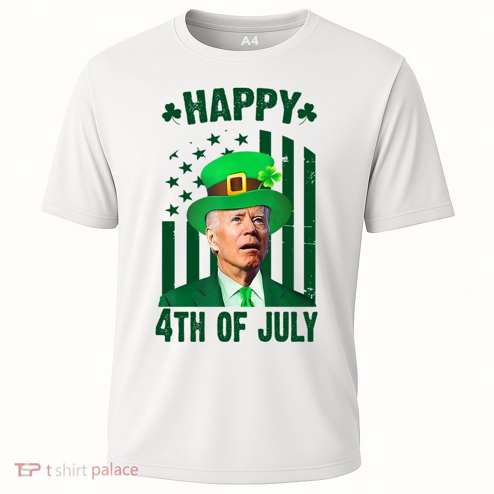 Happy 4th Of July Funny Biden St Patrick's Day Holiday Performance Shirt