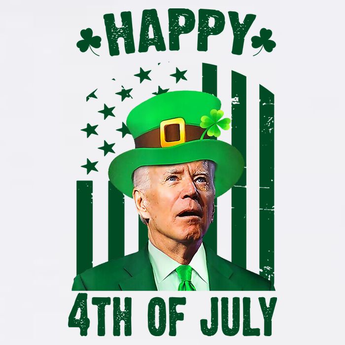 Happy 4th Of July Funny Biden St Patrick's Day Holiday Sustainable Bucket Hat