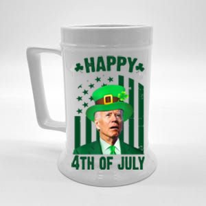 Happy 4th Of July Funny Biden St Patrick's Day Holiday Beer Stein