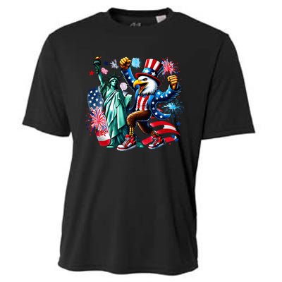 Happy 4th Of July Party Cooling Performance Crew T-Shirt