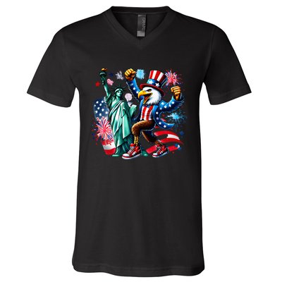 Happy 4th Of July Party V-Neck T-Shirt