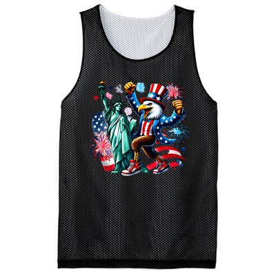 Happy 4th Of July Party Mesh Reversible Basketball Jersey Tank