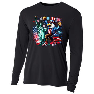 Happy 4th Of July Party Cooling Performance Long Sleeve Crew