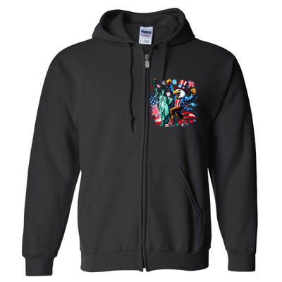 Happy 4th Of July Party Full Zip Hoodie