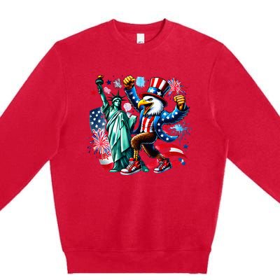 Happy 4th Of July Party Premium Crewneck Sweatshirt