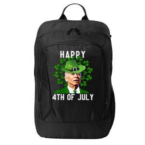 Happy 4th Of July Joe Biden St Patrick's Day City Backpack