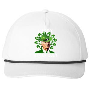 Happy 4th Of July Joe Biden St Patrick's Day Snapback Five-Panel Rope Hat