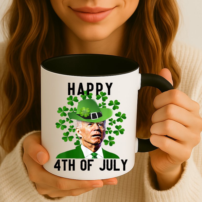 Happy 4th Of July Joe Biden St Patrick's Day Mug
