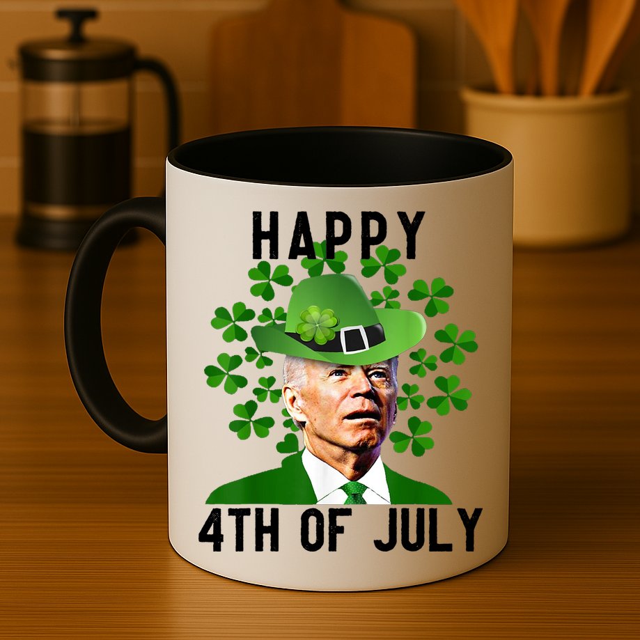 Happy 4th Of July Joe Biden St Patrick's Day Mug