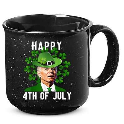 Happy 4th Of July Joe Biden St Patrick's Day 15oz Campfire Ceramic Mug