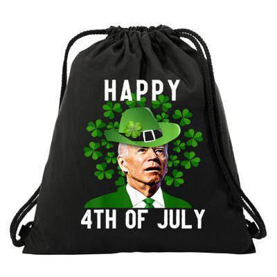 Happy 4th Of July Joe Biden St Patrick's Day Drawstring Bag