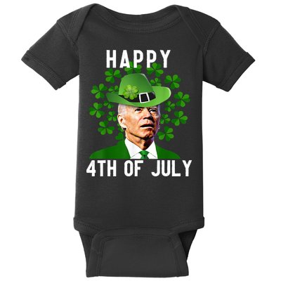 Happy 4th Of July Joe Biden St Patrick's Day Baby Bodysuit