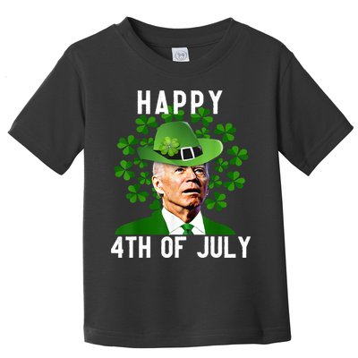 Happy 4th Of July Joe Biden St Patrick's Day Toddler T-Shirt
