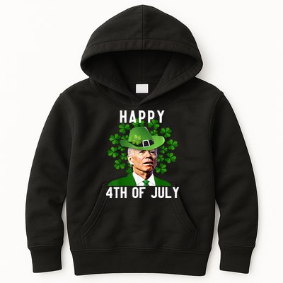 Happy 4th Of July Joe Biden St Patrick's Day Kids Hoodie