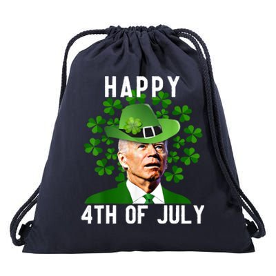 Happy 4th Of July Joe Biden St Patrick's Day Drawstring Bag