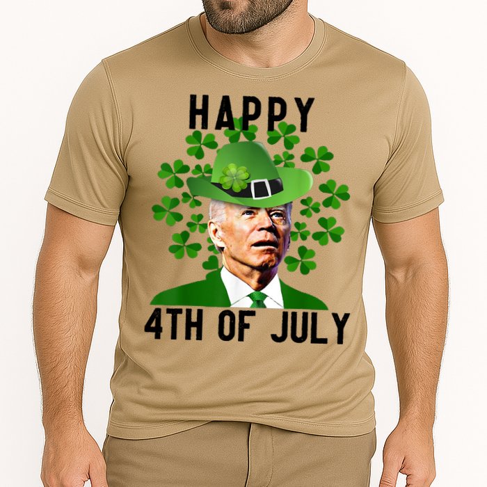 Happy 4th Of July Joe Biden St Patrick's Day Cooling Performance Crew T-Shirt