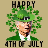 Happy 4th Of July Joe Biden St Patrick's Day Cooling Performance Crew T-Shirt