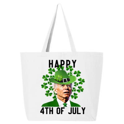 Happy 4th Of July Joe Biden St Patrick's Day 25L Jumbo Tote