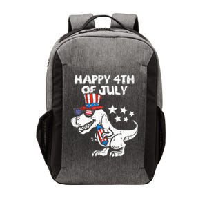 Happy 4th Of July T Rex Dino Dinosaur Baby Vector Backpack