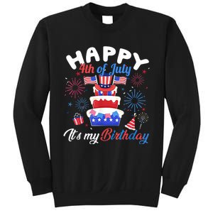 Happy 4th Of July And Its My Birthday Funny Patriotic Sweatshirt