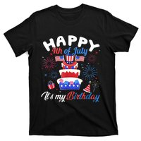 Happy 4th Of July And Its My Birthday Funny Patriotic T-Shirt