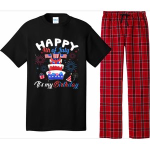 Happy 4th Of July And Its My Birthday Funny Patriotic Pajama Set